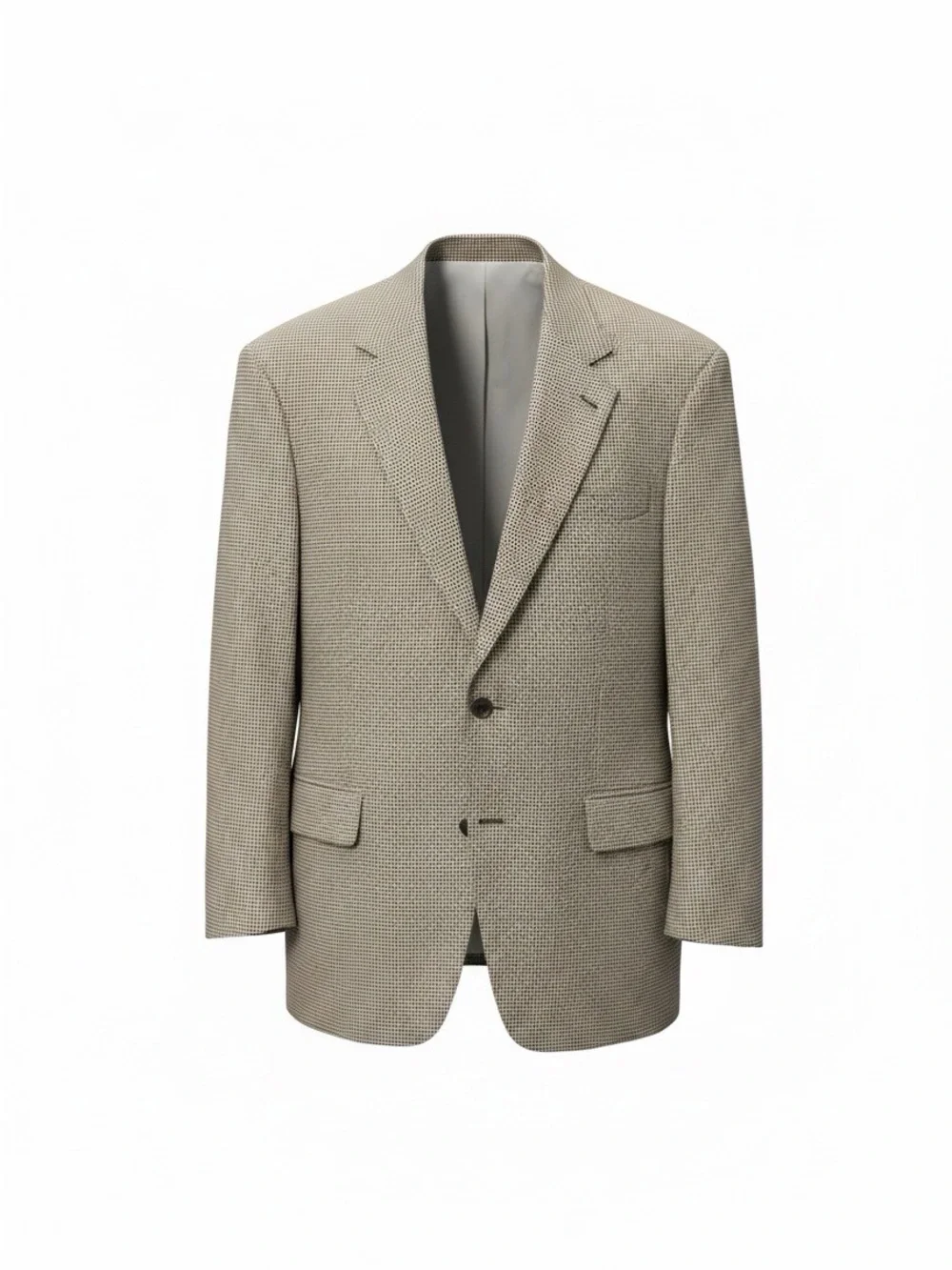 TravelSmith Men's Light Beige Textured Sport Coat